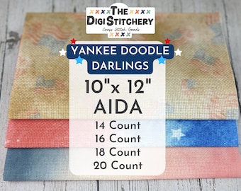 10" x 12" Yankee Doodle Darlings Aida (14, 16, 18 and 20 Count)