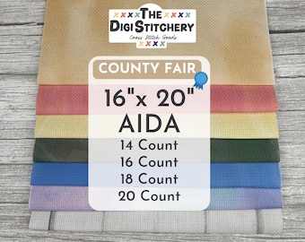 16" x 20" County Fair Aida ( 14, 16, 18 & 20 Count)