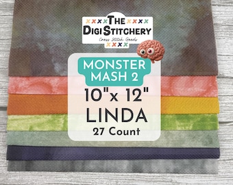 10" x 12" Monster Mash 2 27 Count Linda