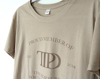 The Tortured Poets Department TTDP, Oversized Shirt. Taylor Swift Merchandise