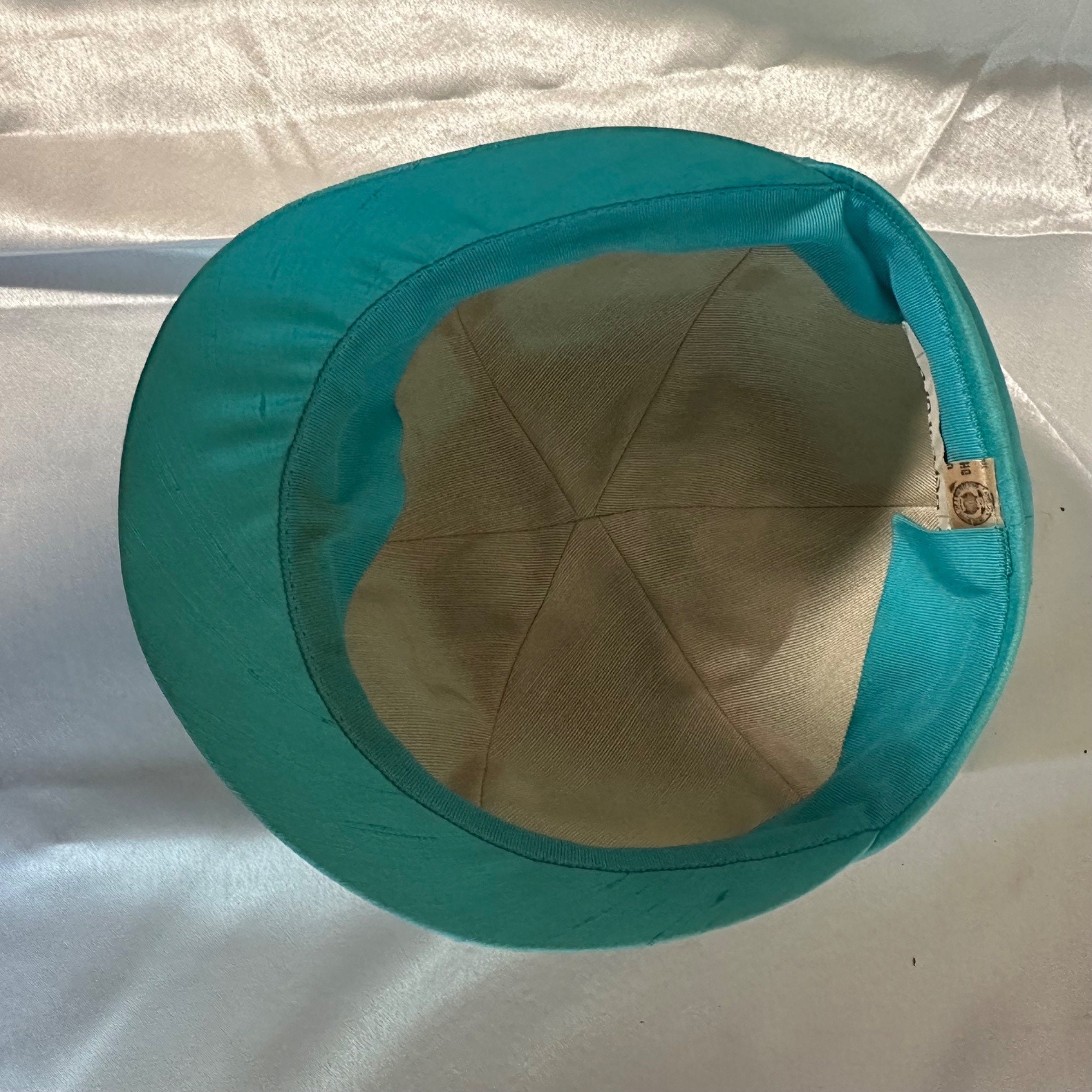 Vintage Teal Beresford 1960’s Hat* Vintage Teal Beresford 1960 main image 2