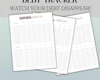 One Year Debt Tracker