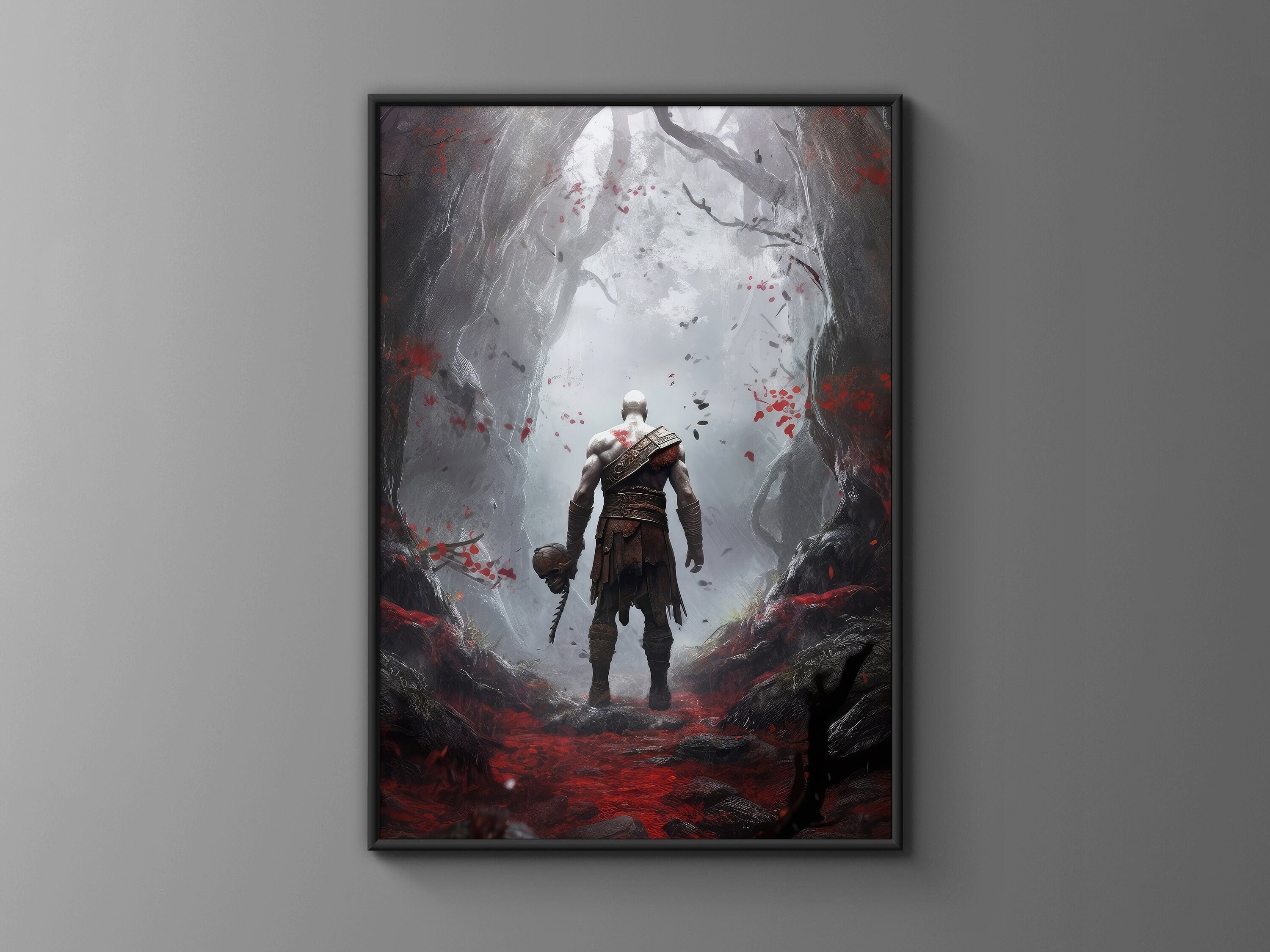 Kratos - Rage of Sparta, God of War Ragnarok Art Board Print for Sale by  mett981