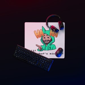 Missing Skills AWOL_bane Gaming mouse pad (white)