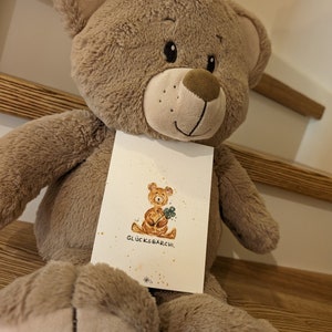 Oso cariñoso de tarjetas