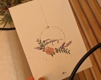 Carte de joyeux anniversaire