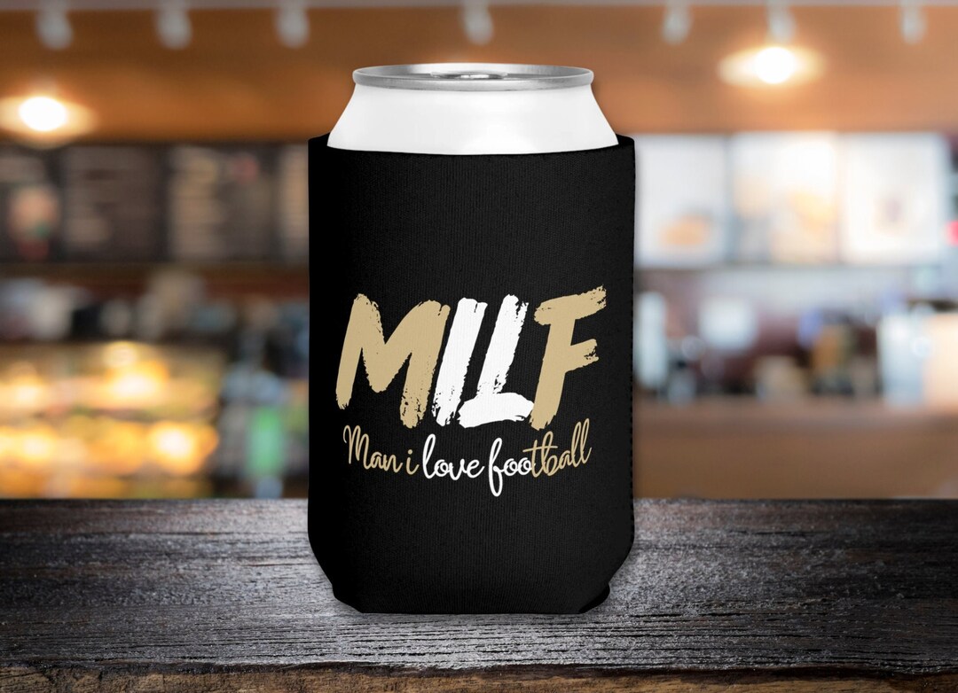 Milf Koozie, New Orleans Can Cooler Sleeve, New Orleans Koozie, New