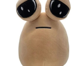 Kawaii Cartoon Plush Toy: The Maw, My Pet Alien Pou - Ideal Children's Birthday and Christmas Gift for Anime Gamers.