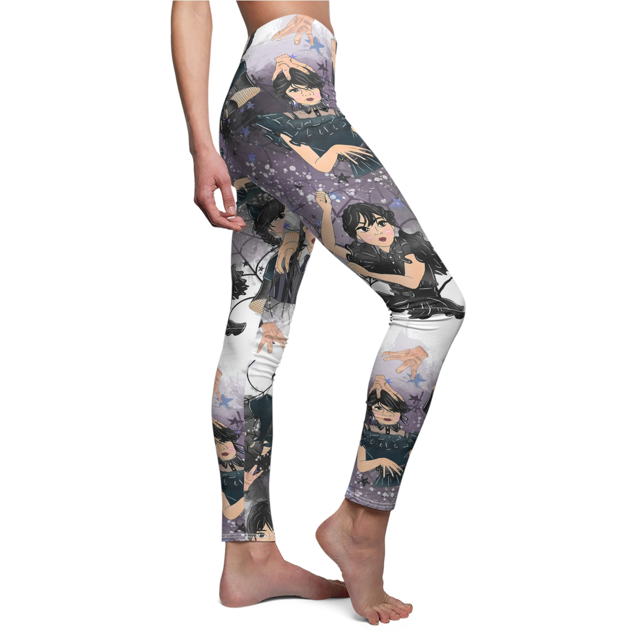 Wednesday Addams Nevermore Academy Jenna Ortega Leggings by Namn