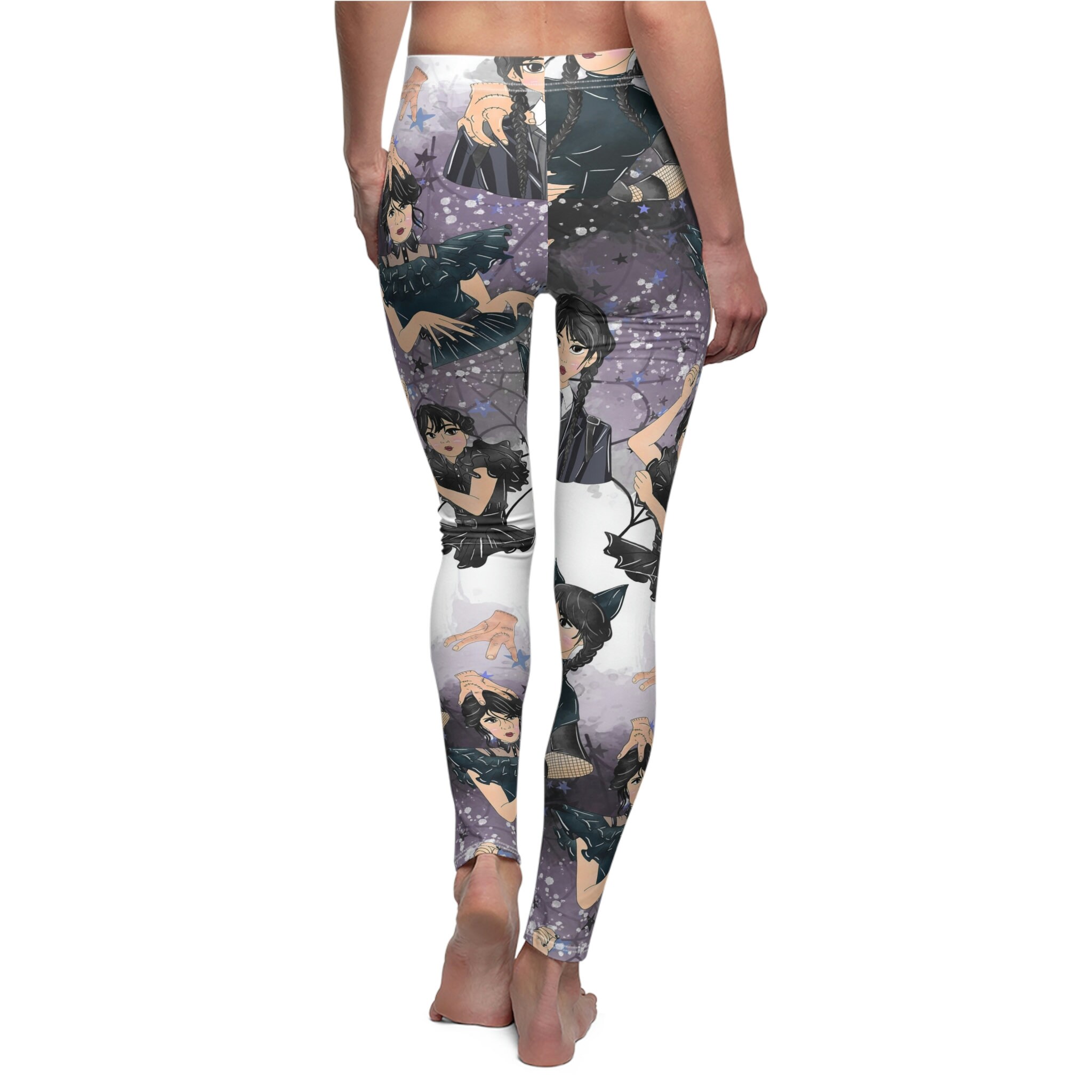Wednesday Addams Nevermore Academy Jenna Ortega Leggings by Namn