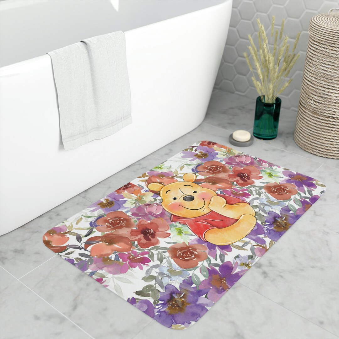 Winnine the Pooh Custom Disney Bath Mat Memory Foam Bath Mat Etsy