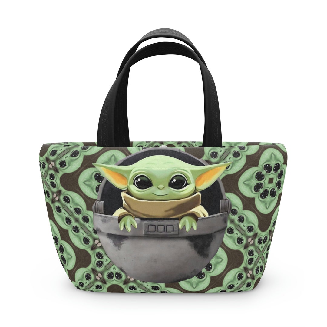 Baby Yoda Lunch Bag Mandalorian Baby Yoda Lunchbox Baby Yoda Etsy