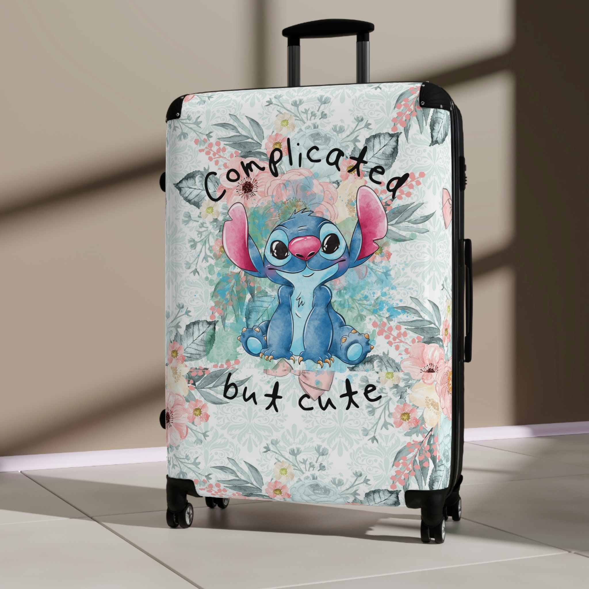 Stitch Disney customized bag Suitcases for Disney Lover Travel luggage