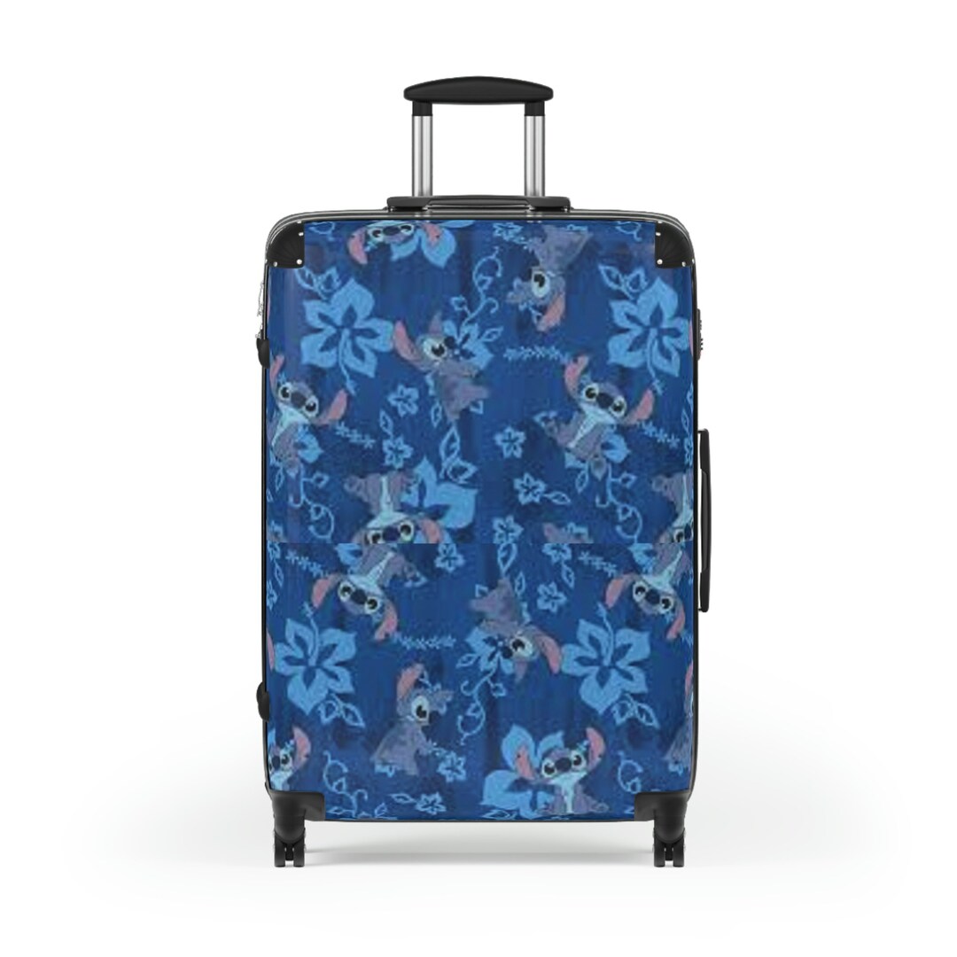 Stitch Suitcase Disney Stitch Suitcases Etsy