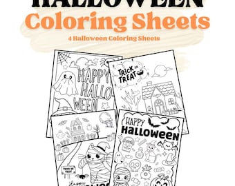 Halloween Coloring Pages for Kids | Spooky Fun Designs (PDF Download)