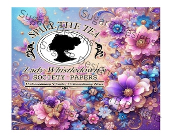Lady Whistledown's Bridgerton tumbler png download