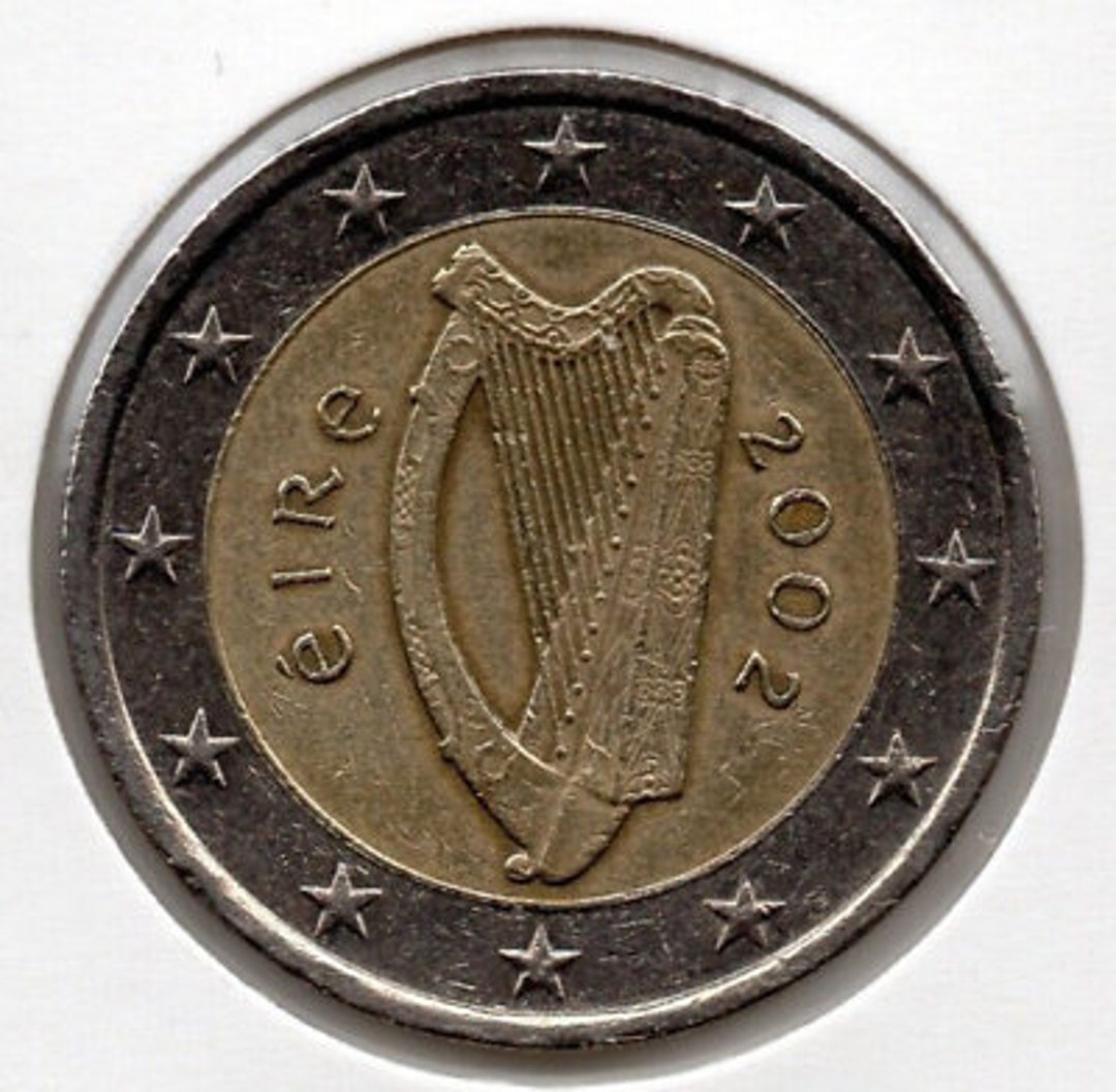 Coin 2 Euros Ireland Etsy