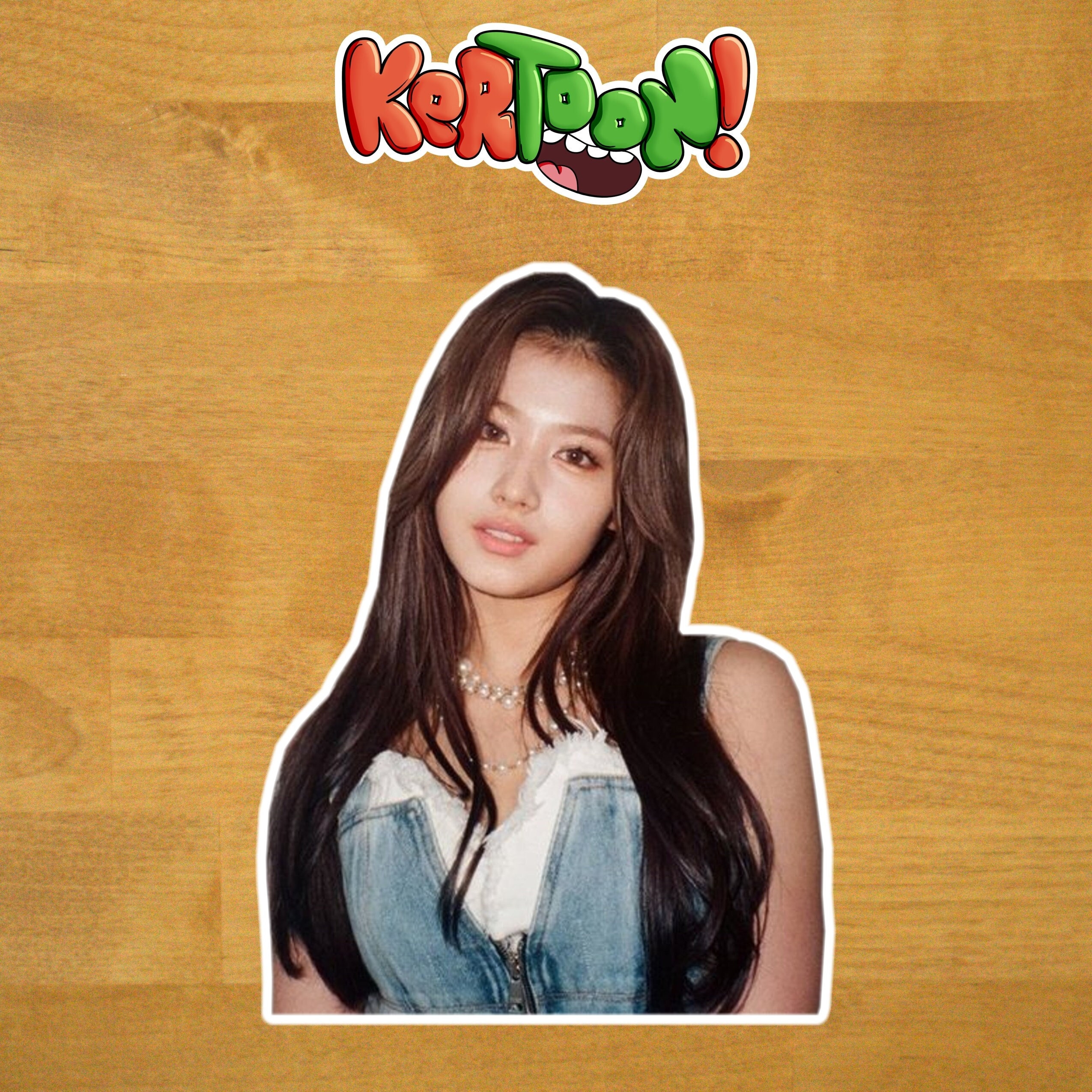 Sana Twice Photo Picture Kpop Artwork Laminated Vinyl Waterproof Die-cut Sticker Pack Laptop Waterbottle Macbook Computer (x3 ct.)