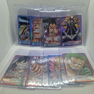 One Piece Card Proxy Leader Set OP01 | 8 Leader-Karten | Leader Style | ENG | Proxy
