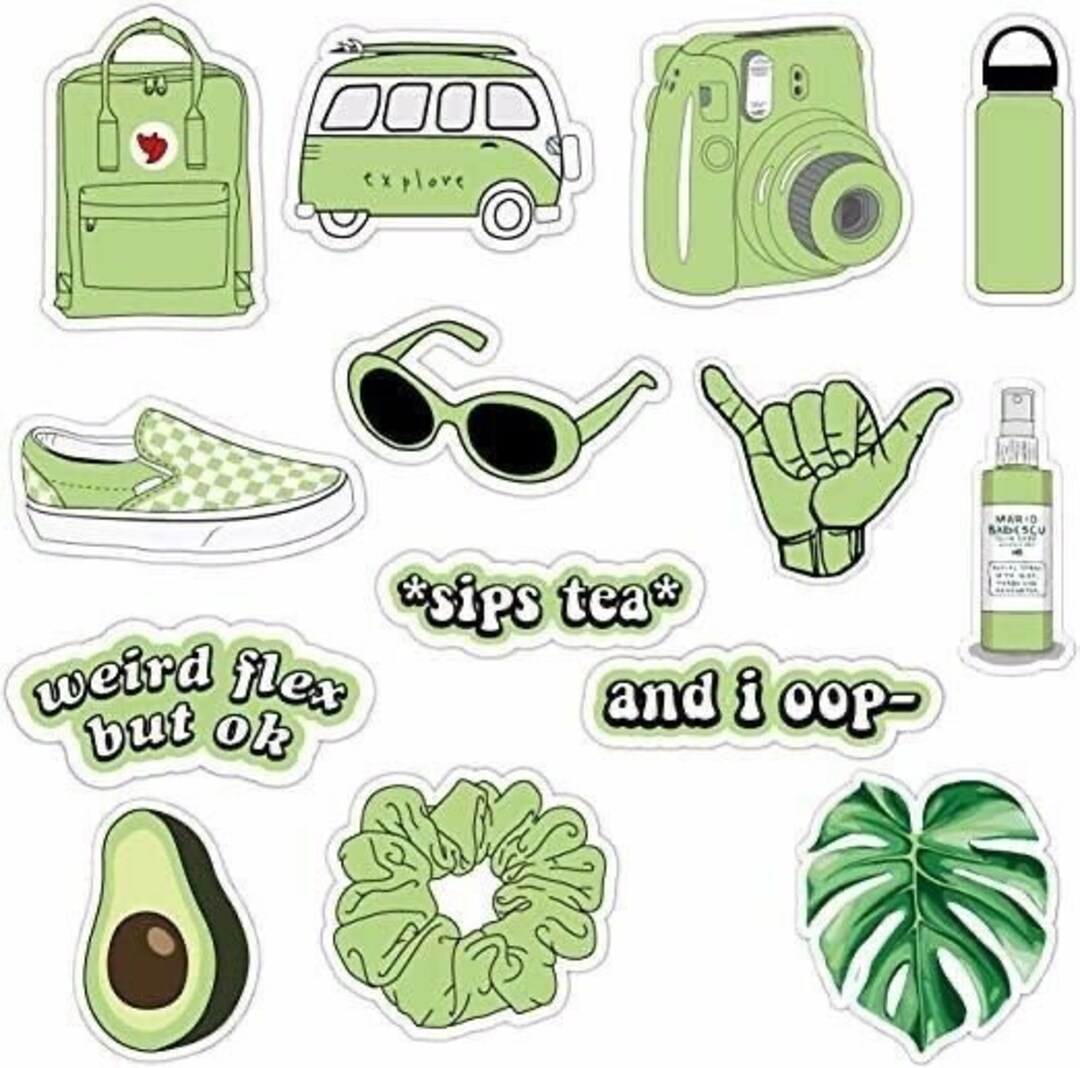 Green stickers deals
