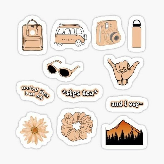 Preppy Mini Sticker Pack