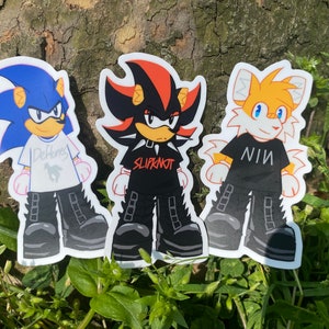 Metalhead/Emo/Goth süsse Tierfiguren Vinyl Aufkleber