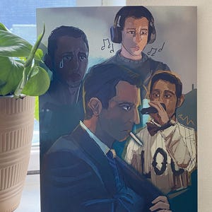 Kendall Roy Succession Original Art Print (8in x 11in)