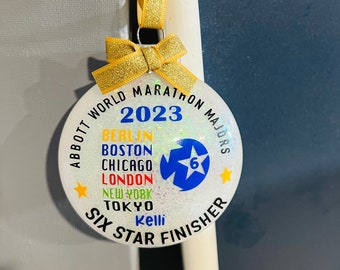 6 Star Finisher Marathon Ornament