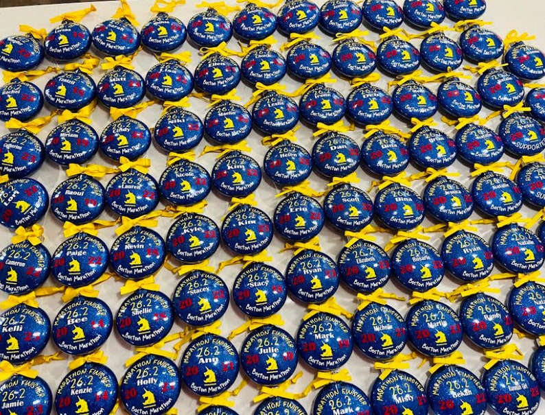 Boston Marathon Finisher Ornament Etsy