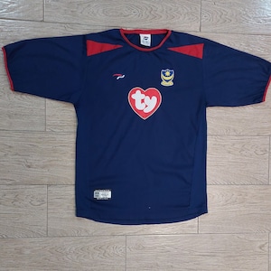 Vintage Portsmouth FC football Jersey 2003 Shirt short Sleeve Men&#39;s Size S