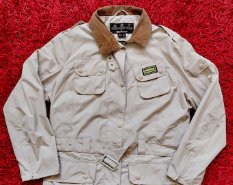 Vintage 90&#39;s Barbour International Womens Waterproof Rain Jacket Size L