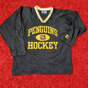 Vintage Pittsburgh Penguins Starter Jersey - Men's XL Retro NHL Hockey Shirt