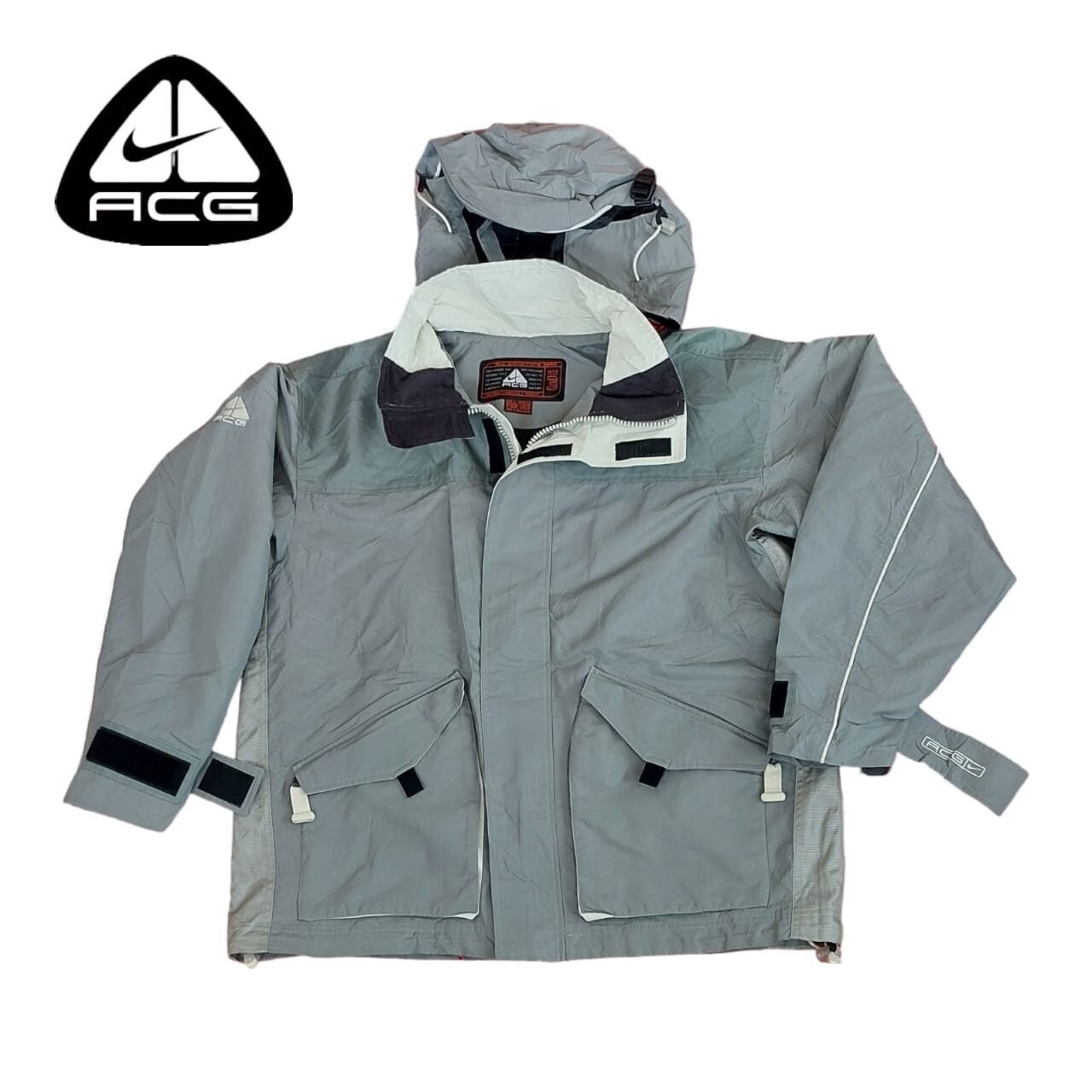 Nike ACG Jacket All Conditions Gear Snowboard Grey Color Size S-M