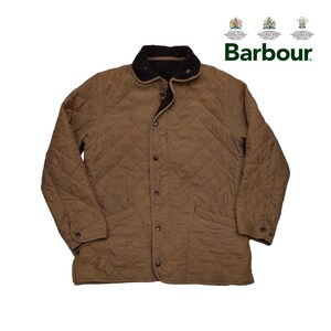 Vintage 90&#39;s BARBOUR Quilted Jacket Windbreaker Beige Color - size XL