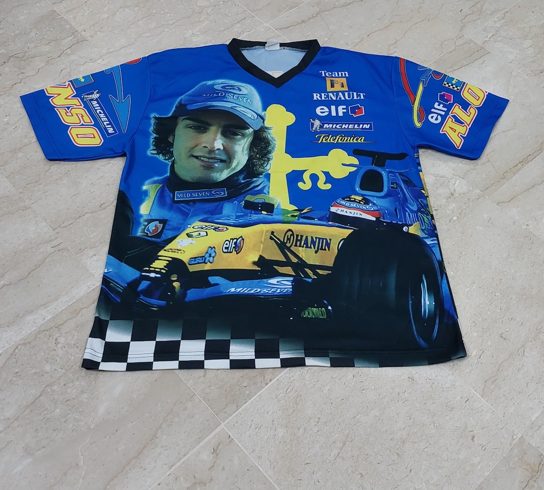 Buy Rare Vintage F1 Shirt: Renault Team Fernando Alonso