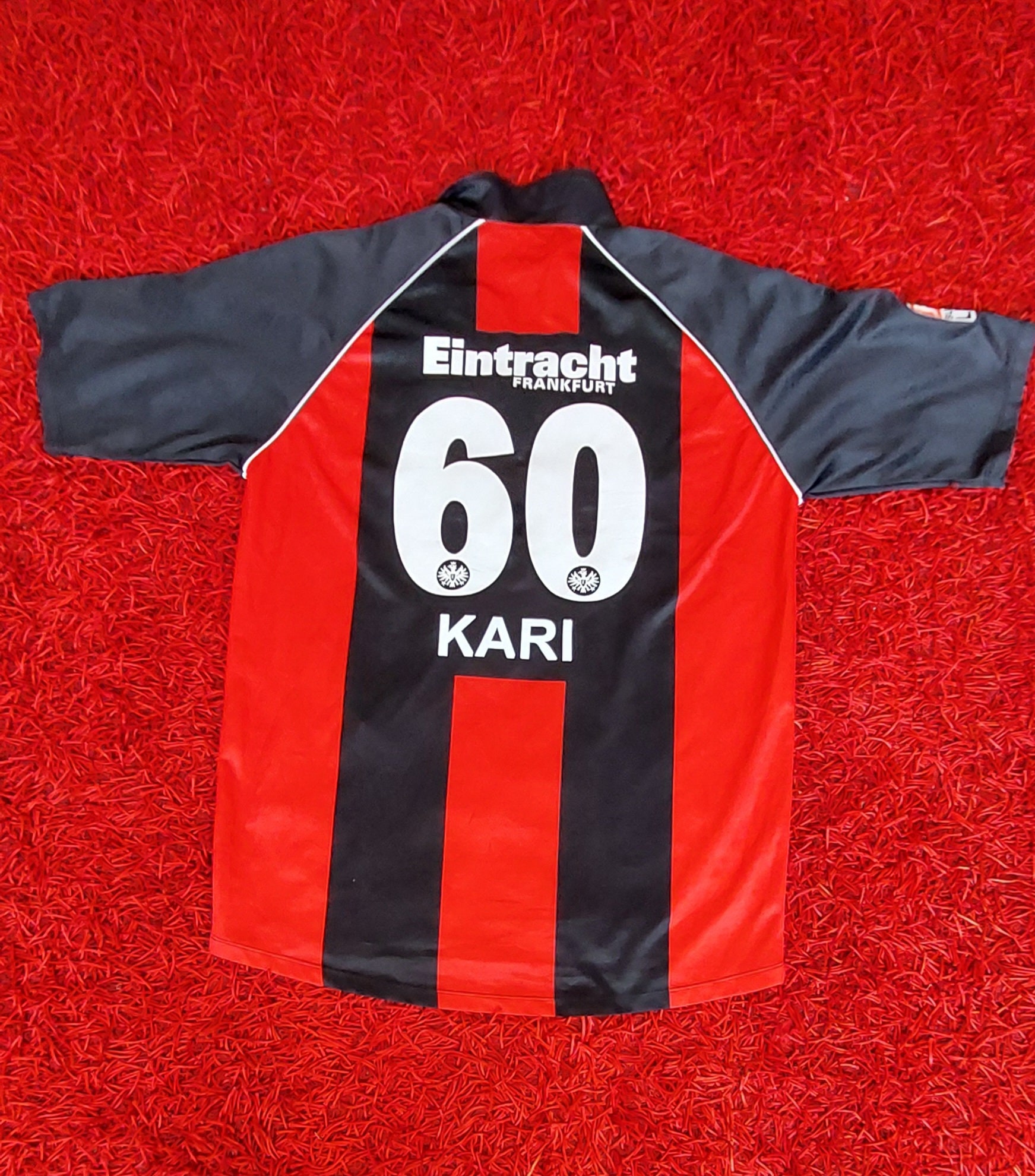 Eintracht Frankfurt Home Shirt Football Soccer FRAPORT Jersey Jako