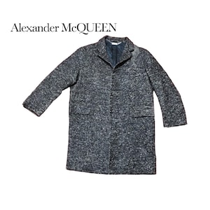 Vintage 90&#39;s Alexander McQueen Coat Jacket Black Color Size M