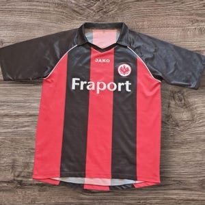 Eintracht Frankfurt Home Shirt Football Soccer FRAPORT Jersey Jako Size XXL