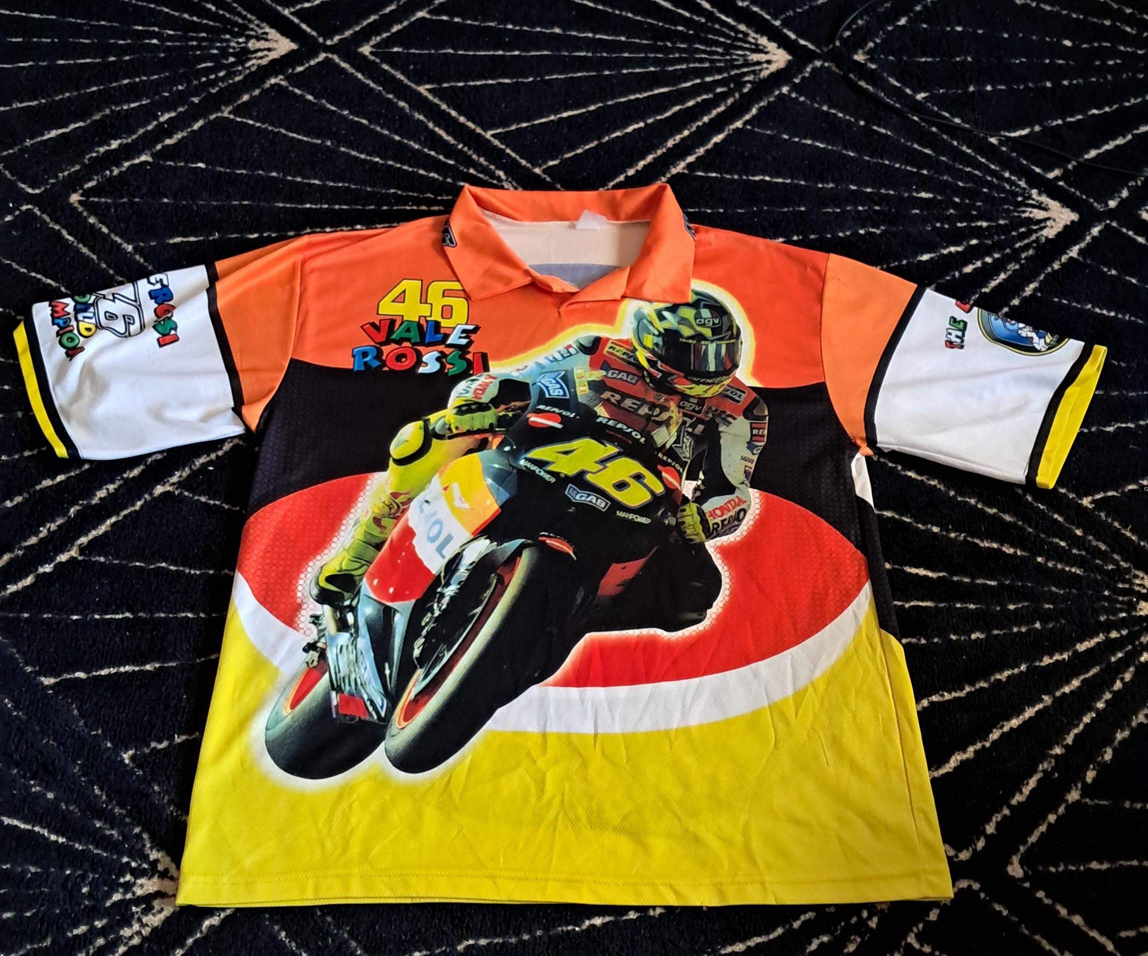 Valentino Rossi Camisetas The Doctor,Hombre,XL,Amarillo