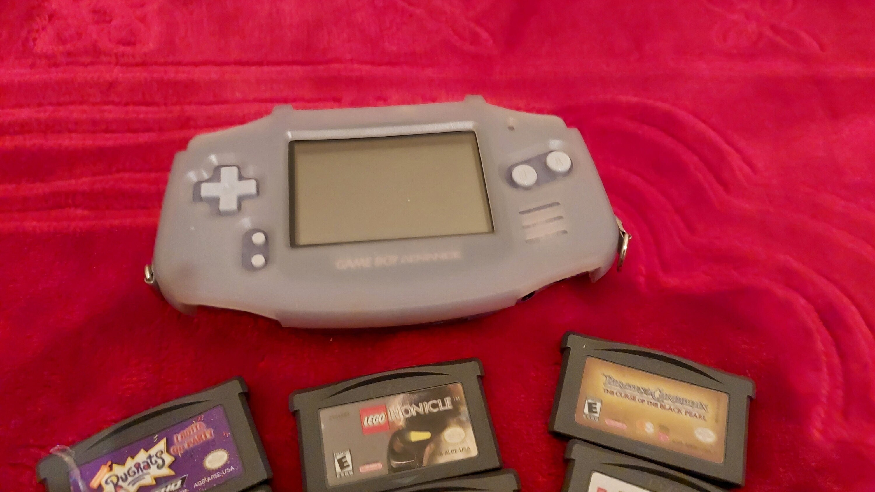 ゲームボーイアドバンス 本体 IPS液晶 パールホワイト×クローム 