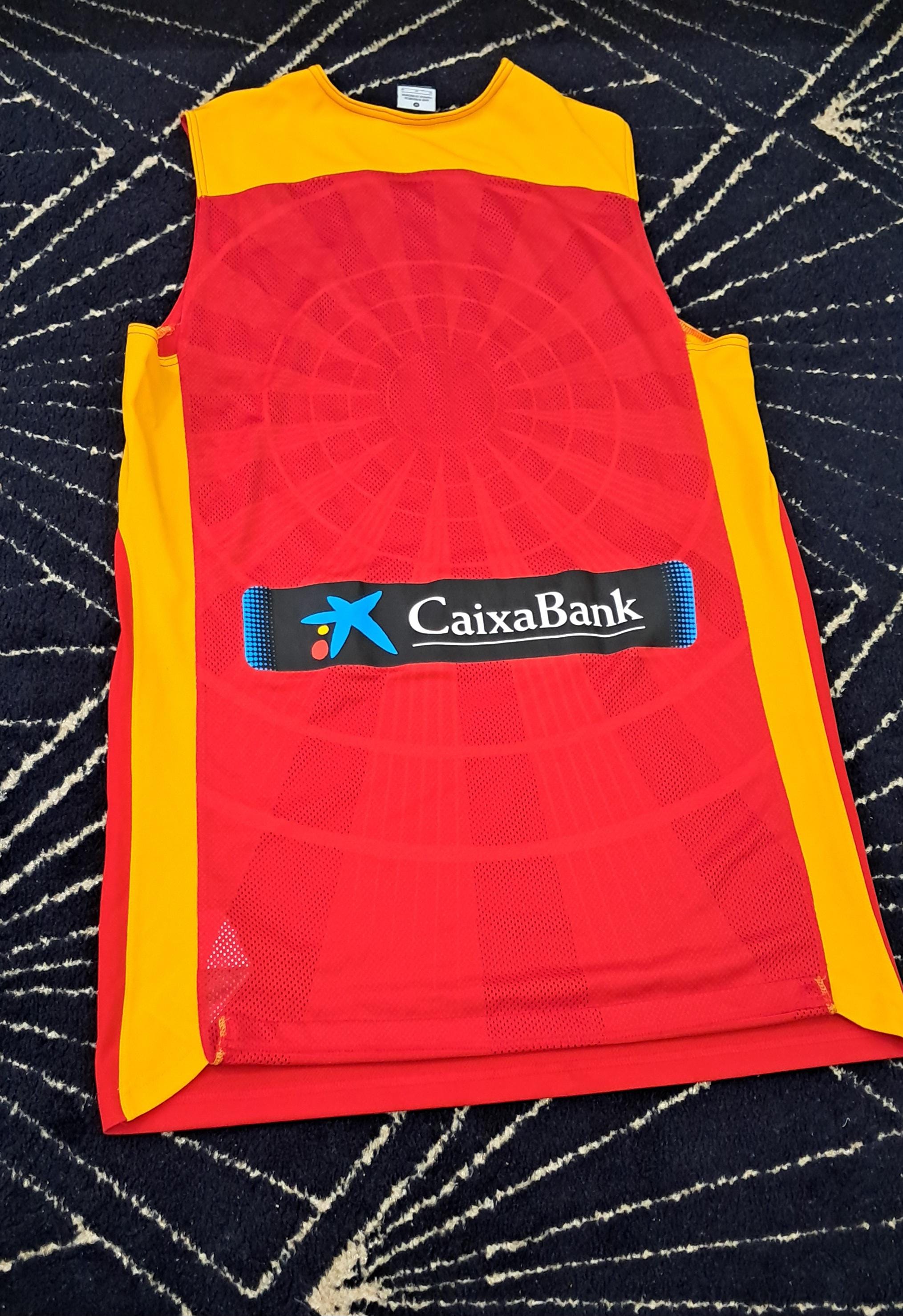 T-Shirt De Basketball Officiel Espagne Li-Ning Taille L Kinder
