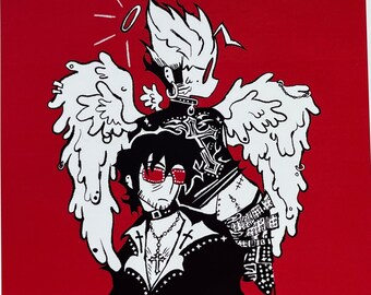 Trigun Vash and Wolfwood Print