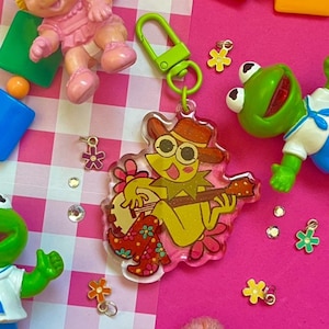 Kermit the Frog Cowboy Keychain