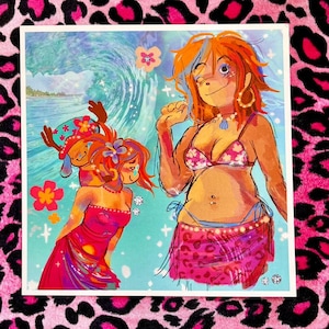 Gyaru Pirate anime Print
