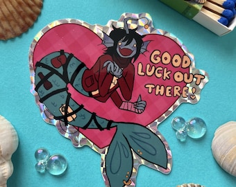 Discontinuing- 2000's Fish character Sticker