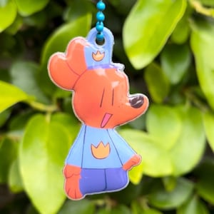 Dog Man Puffy Keychain Dogman charm