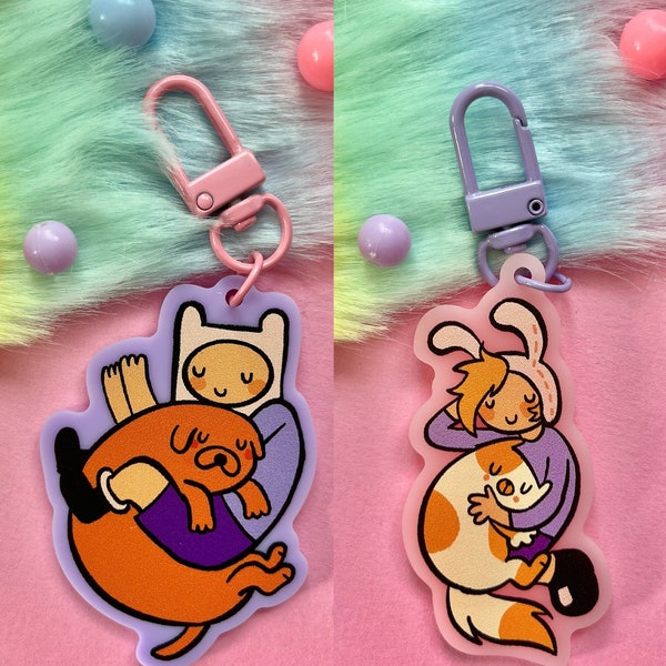 Adventure Time & Fionna and Cake Charms