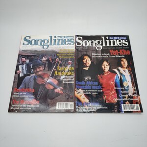 Songlines Magazine Winter 2001 & Spring 2001 | Journeys in World Music | World Music Culture, Artist Features | Collectible Issues