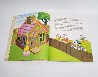 ドナルドダックと隣の魔女 小さな黄金の絵本 1981 ハードカバー