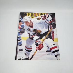 Beckett Hockey Magazine, edição nº 18 de abril de 1992 Jeremy Roenick Chicago Blackhawks, Nicklas Lidstrom Detroit Red Wings